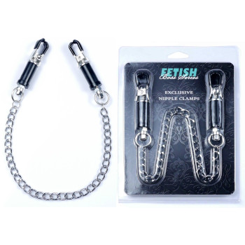 Затискачі для сосків Fetish Boss Series - №12 Exclusive Nipple Clamps, BS6100020