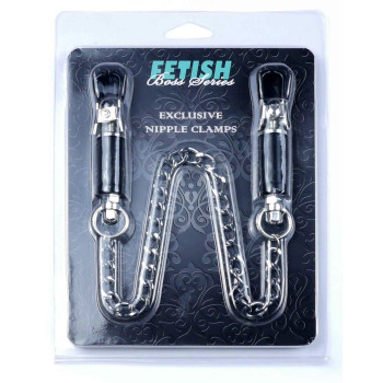 Затискачі для сосків Fetish Boss Series - №12 Exclusive Nipple Clamps, BS6100020