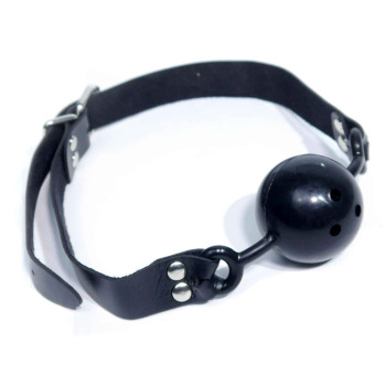 Кляп Fetish Boss Series - Ball Gag rubber Black 1, BS6100031