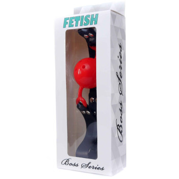 Кляп Fetish Boss Series - Ball Gag rubber Red 1, BS6100032