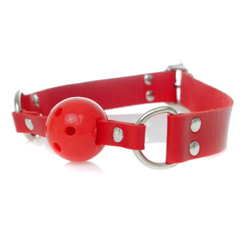 Кляп Fetish Boss Series - Ball Gag rubber Red 2, BS6100034