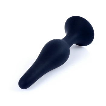 Анальний плаг Silicone Plug Black - Medium, BS6400092