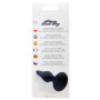 Анальний плаг Silicone Plug Black - Medium, BS6400092