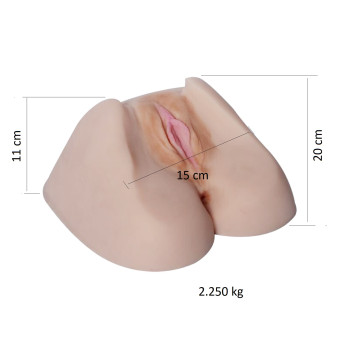 Мастурбатор вагіна та анус Pussy & Ass 01, BS2600177