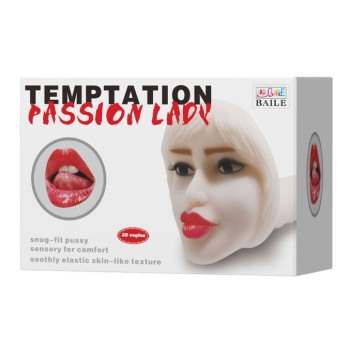Мастурбатор ротик с вибростимуляцией BAILE - TEMPTATION PASSION LADY Vibration, BM-009183