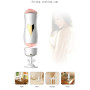 Мастурбатор із двома входами на присосці Boss Series: Vibrating Masturbation Cup White, BS6300055