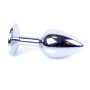Анальная пробка Boss Series - Jewellery Silver PLUG Clear S, BS6400012