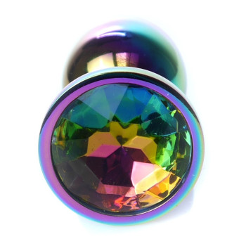 Анальная пробка Boss Series - Jewellery Multicolour PLUG Clear S, BS6400116