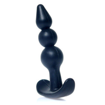 Анальный плаг Boss Series - T Plug Ripple Black, BS6700064