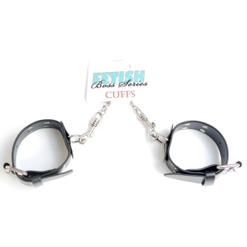 Наручники зі штучної шкіри Fetish Boss Series - Handcuffs with studs, BS3300092