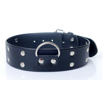 Нашийник зі штучної шкіри з шипами Fetish Boss Series - Collar with studs, BS3300098