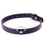 Нашийник зі штучної шкіри Fetish Boss Series - Collar Red Line, BS3300112