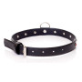 Нашийник зі штучної шкіри з кристалами Fetish Boss Series - Collar Pink Crystal, BS3300120