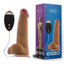 Вибратор на присоске EGZO Ciberskin DVR001 ( 20 см х 4,5 см )