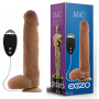 Вібратор на присоску EGZO Ciberskin DVR005 ( 24 см х 5 см )