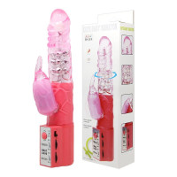 Вибратор с тимулятором клитора "CUTE BABY VIBRATOR" BW-004101