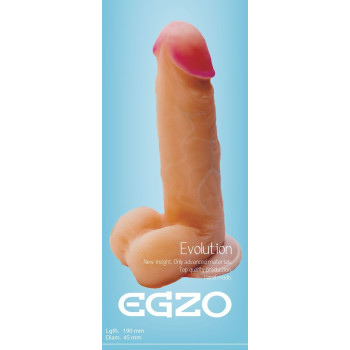 Фалоімітатор EGZO Ciberskin DS002 (19 см х 4,5 см)