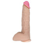 Фаллоимитатор EGZO Ciberskin DS003 ( 23,5 см х 5 см )