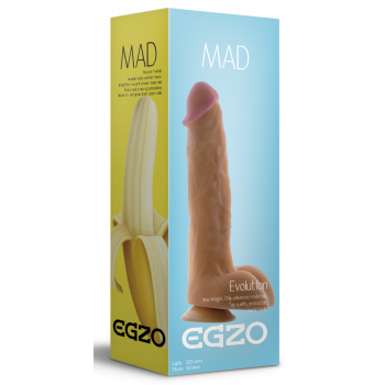 Фаллоимитатор EGZO Ciberskin DS003 ( 23,5 см х 5 см )