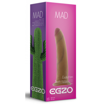 Фалоімітатор EGZO Ciberskin D001 (18 см х 3,5 см)