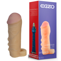 Подовжуюча насадка - презерватив EGZO Ciberskin ES002 ( 15 см х 3 см )