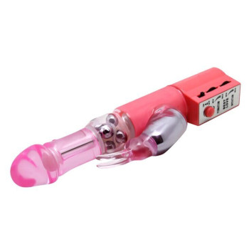 Вібратор з стимулятором клітора "Cristina" BW-004107 PINK