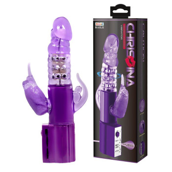 Вібратор з стимулятором клітора Cute Baby Vibrator, BW-004104SY