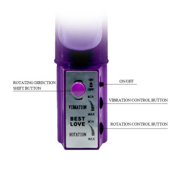 Вібратор з стимулятором клітора Cute Baby Vibrator, BW-004104SY