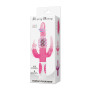 Вібромасажер ротатор з анальним і кліторальним стимулятором PRETTY BUNNY, BW-065005