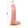 Вибратор реалистик на присоске SUPER VIBRO DONG, BW-008080