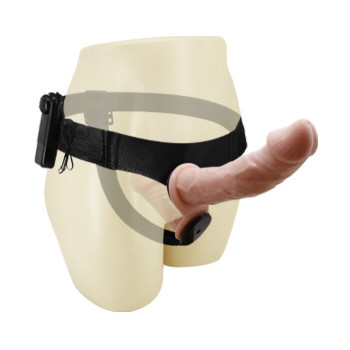 Страпон з вібрацією з 2-ма вібромоторами ULTRA PASSIONATE HARNESS STRAP-ON, BW-022060