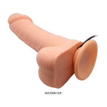 Вибратор на присоске с функцией ротации BARBARA 7,8'' Ken MULTI-SPEED VIBRATOR, BW-008015R
