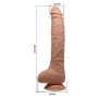 Фаллоимитатор на присоске Baile Beautiful DICK 10.6'' Flesh, BW-008038NR