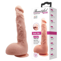 Фаллоимитатор на присоске Baile Beautiful JASON 9,4'' Flesh, BW-008041NR