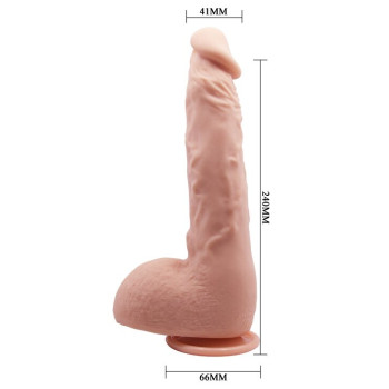 Фалоімітатор на присосці Baile Beautiful JASON 9,4'' Flesh, BW-008041NR