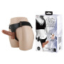 Страпон з вібрацією Ultra Passionate Harness Realdeal Penis 6.2" - Brown, BW-022064Z