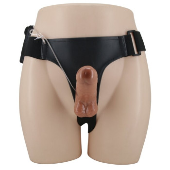 Страпон з вібрацією Ultra Passionate Harness Dual Penis 6,2", BW-022066Z