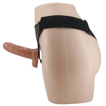 Страпон з вібрацією Ultra Passionate Harness Dual Penis 6,2", BW-022066Z