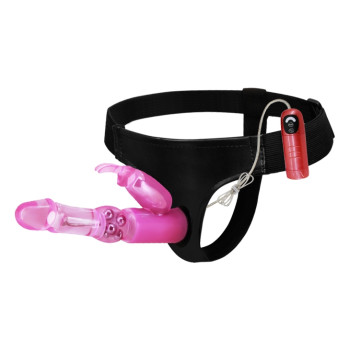 Страпон жіночий ULTRA Harness STRAP-ON-Vibration Rotation, BW - 022038