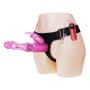 Страпон жіночий ULTRA Harness STRAP-ON-Vibration Rotation, BW - 022038