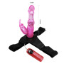 Страпон жіночий ULTRA Harness STRAP-ON-Vibration Rotation, BW - 022038
