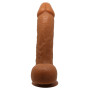 Фалоімітатор на присосці Baile Beautiful JOHNSON 8,7'' Brown, BW-008040NR-1