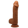 Фалоімітатор на присосці Baile Beautiful JOHNSON 8,7'' Brown, BW-008040NR-1