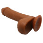 Фалоімітатор на присосці Baile Beautiful JOHNSON 8,7'' Brown, BW-008040NR-1