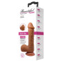 Фалоімітатор на присосці Baile Beautiful JOHNSON 8,7'' Brown, BW-008040NR-1