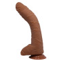 Фаллоимитатор на присоске Baile Beautiful ALEX 10.6'' Brown, BW-008037NR-1