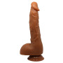 Фалоімітатор на присосці Baile Beautiful JASON 9,4'' Brown, BW-008041NR-1
