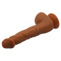 Фалоімітатор на присосці Baile Beautiful JASON 9,4'' Brown, BW-008041NR-1