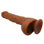 Фалоімітатор на присосці Baile Beautiful JASON 9,4'' Brown, BW-008041NR-1