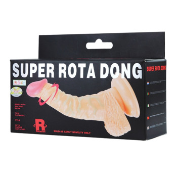 Реалистичный вибратор на присоске BAILE - SUPER ROTA DONG, BW-008082X